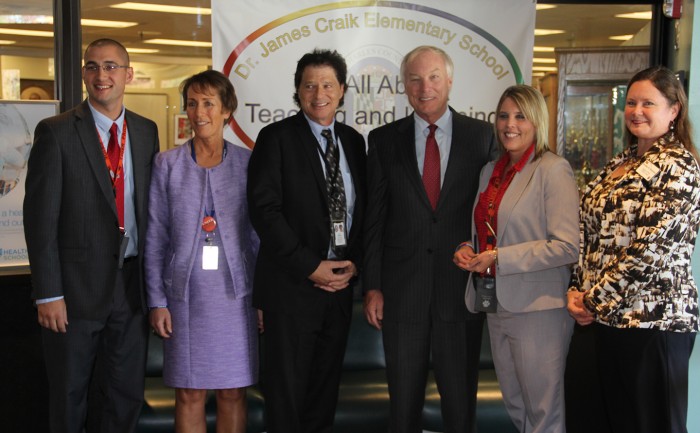 Maryland Comptroller Peter Franchot visited Charles County Public Schools