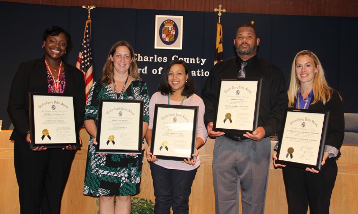 Charles County Board of Education Honors Staff